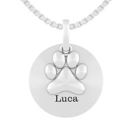 Paw Print Necklace (3 Lines)