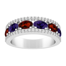 Birthstone Family & Mother's Ring (6 Stones)