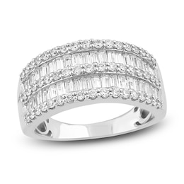 Diamond Anniversary Band 1-1/2 ct tw Round 14K White Gold