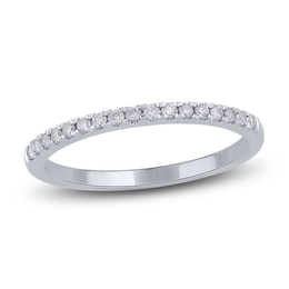 Diamond Wedding Band 1/6 ct tw Round 14K White Gold