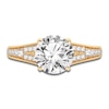 Thumbnail Image 3 of Lab-Created Diamond Engagement Ring 2-1/3 ct tw Round 14K Yellow Gold