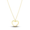 Thumbnail Image 1 of Diamond Heart  Necklace Diamond Accent 14K Yellow Gold 18&quot;