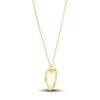 Thumbnail Image 2 of Diamond Heart  Necklace Diamond Accent 14K Yellow Gold 18&quot;