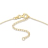 Thumbnail Image 3 of Diamond Heart  Necklace Diamond Accent 14K Yellow Gold 18&quot;