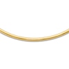 Thumbnail Image 0 of Domed Omega Necklace 14K Yellow Gold 18" 6.0mm