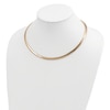 Thumbnail Image 1 of Domed Omega Necklace 14K Yellow Gold 18" 6.0mm