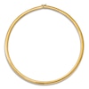 Thumbnail Image 2 of Domed Omega Necklace 14K Yellow Gold 18" 6.0mm