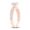 Thumbnail Image 1 of Diamond Milgrain Engagement Ring 1-1/5 ct tw Round 14K Rose Gold