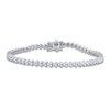 Thumbnail Image 1 of Diamond Tennis Bracelet 2 ct tw Round 14K White Gold 7&quot;