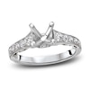 Thumbnail Image 0 of Diamond Engagement Ring Setting 1/2 ct tw Round Platinum