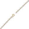 Thumbnail Image 2 of Diamond Bezel Tennis Necklace 3 ct tw 14K Yellow Gold 24"