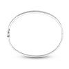 Thumbnail Image 2 of Baguette & Round Diamond Bangle Bracelet 1 ct tw 14K White Gold