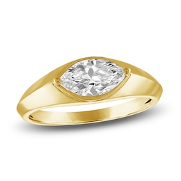 Marquise-Cut Diamond Solitaire Ring 3/4 ct tw 14K Yellow Gold 6.4mm