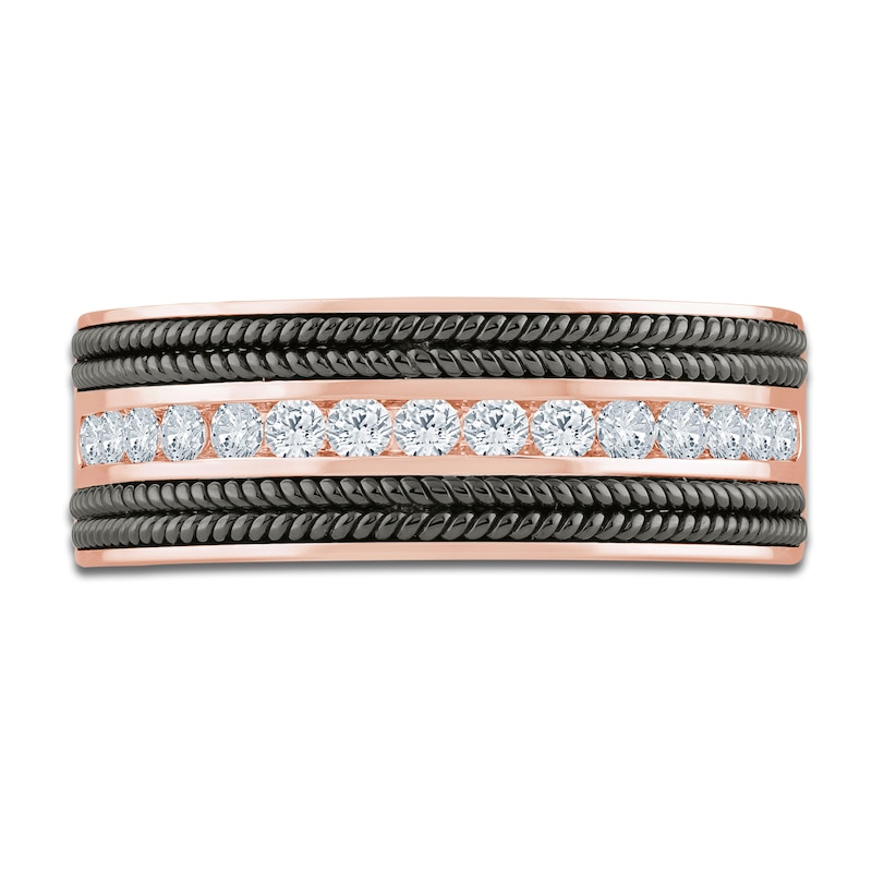 Main Image 3 of Pnina Tornai Men's Diamond Ring 1/2 ct tw 14K Rose Gold