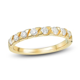 Diamond Anniversary Band 1/2 ct tw 14K Yellow Gold