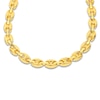 Thumbnail Image 0 of Italia D'Oro Solid Puffed Mariner Chain Necklace 14K Yellow Gold 18"