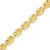 Thumbnail Image 1 of Italia D'Oro Solid Puffed Mariner Chain Necklace 14K Yellow Gold 18"