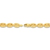 Thumbnail Image 2 of Italia D'Oro Solid Puffed Mariner Chain Necklace 14K Yellow Gold 18"