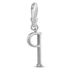 Thumbnail Image 1 of Charm'd by Lulu Frost Diamond Letter P Charm 1/15 ct tw Pavé Round 10K White Gold