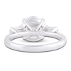 Thumbnail Image 3 of Princess & Marquise-Cut Multi-Diamond Center Engagement Ring 1 ct tw 14K White Gold