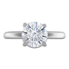 Thumbnail Image 2 of Certified Round Diamond Solitaire Engagement Ring 2 ct tw 14K White Gold (I/I1)
