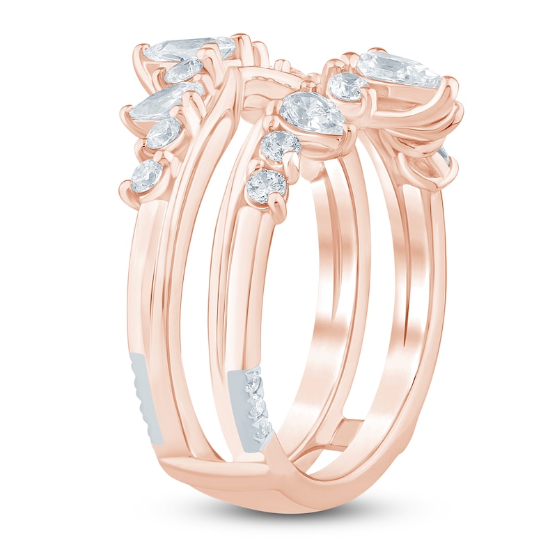 Main Image 2 of Pnina Tornai Pear-Shaped & Round-Cut Diamond Enhancer Ring 1-1/4 ct tw 14K Rose Gold