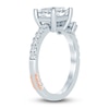 Thumbnail Image 2 of Pnina Tornai Emerald-Cut Lab-Created Diamond Engagement Ring 1-7/8 ct tw 14K White Gold