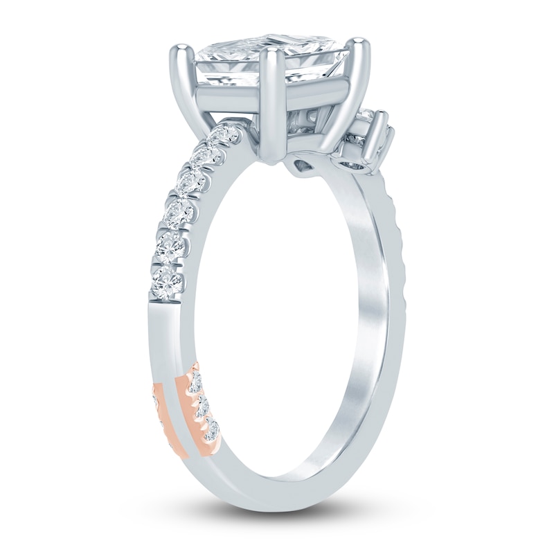 Main Image 2 of Pnina Tornai Emerald-Cut Lab-Created Diamond Engagement Ring 1-7/8 ct tw 14K White Gold