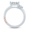 Thumbnail Image 4 of Pnina Tornai Emerald-Cut Lab-Created Diamond Engagement Ring 1-7/8 ct tw 14K White Gold