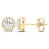 Thumbnail Image 1 of Brilliant Moments Diamond Halo Stud Earrings 1 ct tw 14K Yellow Gold