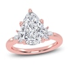 Thumbnail Image 1 of Pear-Shaped Created By Jared Studio Lab-Created Diamond Engagement Ring 3-1/6 ct tw 14K Rose Gold