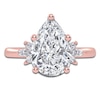 Thumbnail Image 3 of Pear-Shaped Created By Jared Studio Lab-Created Diamond Engagement Ring 3-1/6 ct tw 14K Rose Gold