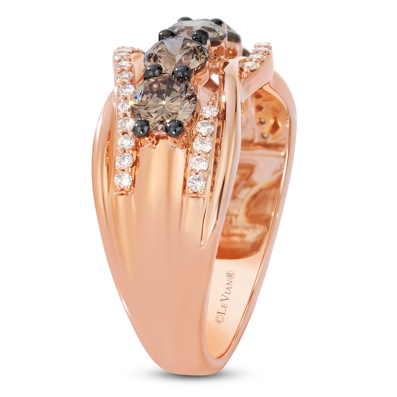 Main Image 3 of Le Vian Diamond Five-Stone Ring 1-3/4 ct tw 14K Strawberry Gold