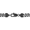 Thumbnail Image 3 of Men's Curb Chain Bracelet 10.5mm Black Ion-Plated Stainless Steel 8.5&quot;