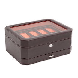 WOLF Windsor 10 Piece Watch Box with Drawer