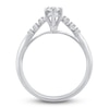 Thumbnail Image 2 of Diamond Engagement Ring 1 ct tw Marquise/Round 14K White Gold