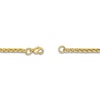 Thumbnail Image 3 of Men's Solid Wheat Chain Necklace Gold Ion-Plated Stainless Steel 30&quot; 3mm