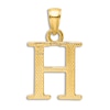 Thumbnail Image 3 of Initial H Necklace 14K Yellow Gold 18&quot;