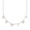 Thumbnail Image 0 of Juliette Maison Diamond Station Name Necklace 7/8 ct tw Round 10K Rose Gold