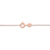 Thumbnail Image 2 of Kallati Oval-Cut Natural Morganite Pendant Necklace 1/6 ct tw Round Diamonds 14K Rose Gold 18"