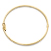 Thumbnail Image 2 of High-Polish Bangle Bracelet 14K Yellow Gold 7.25&quot;