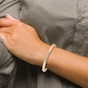 Thumbnail Image 3 of High-Polish Bangle Bracelet 14K Yellow Gold 7.25&quot;