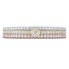 Thumbnail Image 3 of Diamond Stackable Ring 1/3 ct tw Round 14K Tri-Tone Gold