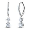 Thumbnail Image 1 of Lab-Created Diamond 2-Stone Earrings 1-1/2 ct tw Round 14K White Gold