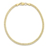 Thumbnail Image 1 of Semi-Solid Bismark Chain Bracelet 14K Yellow Gold 7.25&quot; 2.4mm