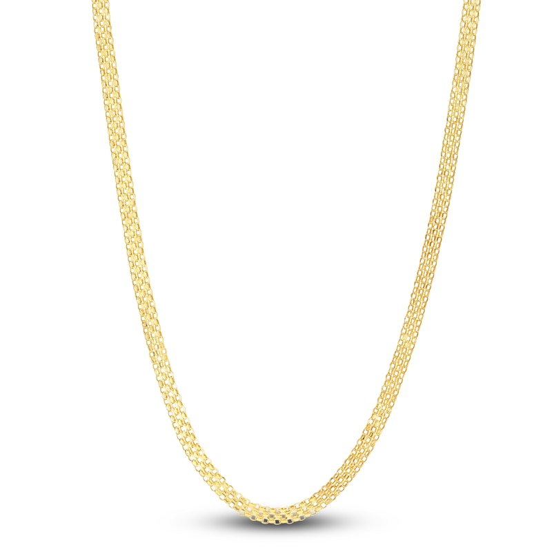 Bismark Chain Necklace 14K Yellow Gold 18" 3.5mm