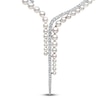 Thumbnail Image 2 of Yoko London Akoya Cultured Pearl Y Necklace 4 ct tw Diamonds 18K White Gold 17&quot;