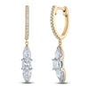 Thumbnail Image 1 of Diamond 3-Stone Earring 1-5/8 ct tw 14K Yellow Gold