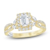 Thumbnail Image 0 of Pnina Tornai Emerald-Cut Diamond Halo Engagement Ring 1 ct tw 14K Yellow Gold