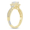 Thumbnail Image 1 of Pnina Tornai Emerald-Cut Diamond Halo Engagement Ring 1 ct tw 14K Yellow Gold